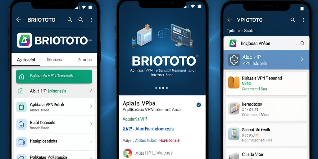 Tampilan antarmuka BRIOTOTO yang intuitif dan menarik.